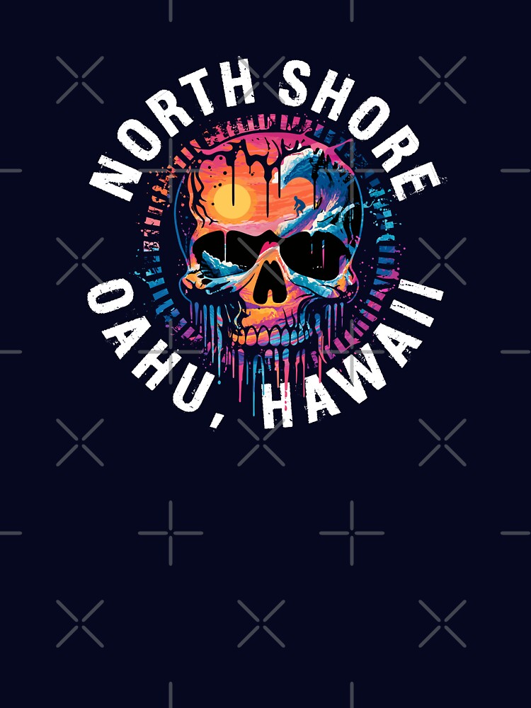 North Shore - Oahu, Hawaii (with White Lettering) by VelvetRoom