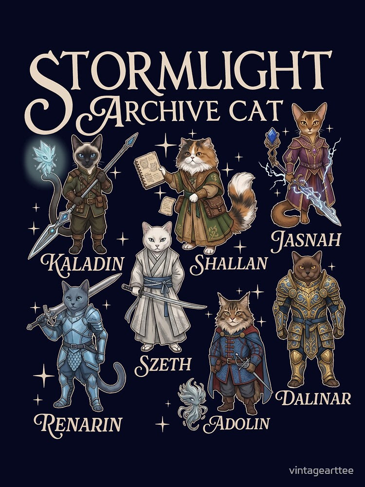 Stormlight Archive Cat by vintagearttee