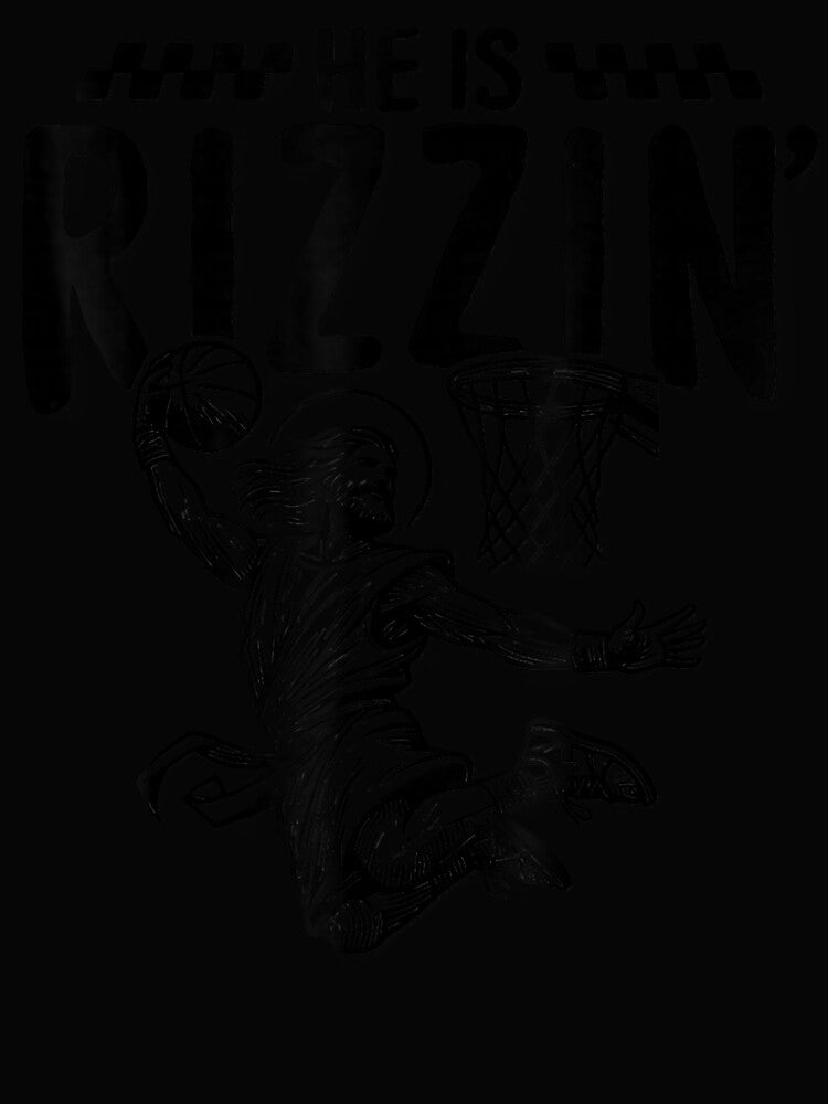 He Is Rizzin  Easter Boys Basketball Jesus T Shirt by troimuagio2022