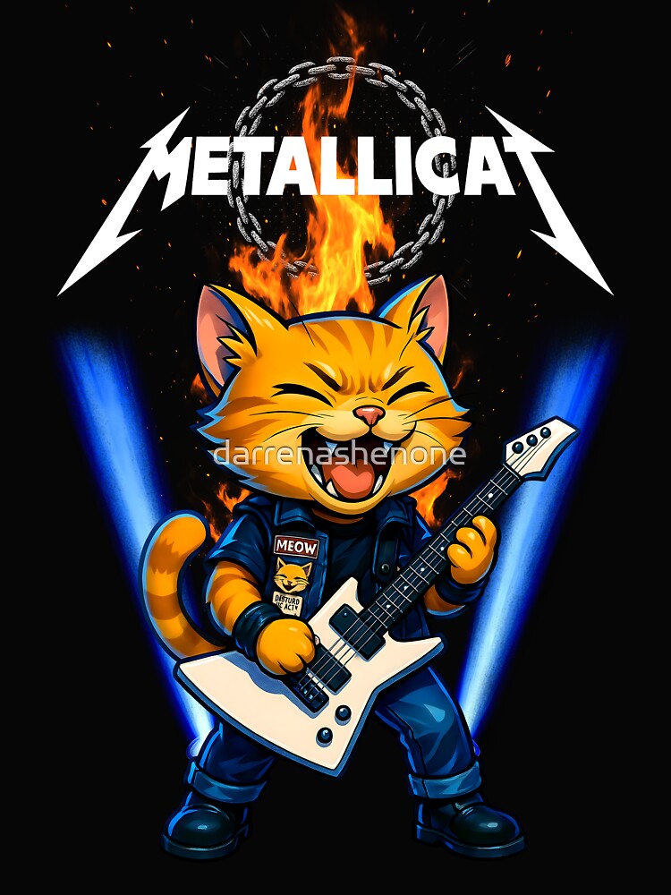Metallicat / Whiskers, Riffs, and Rebellion. by DarrenAshenOne