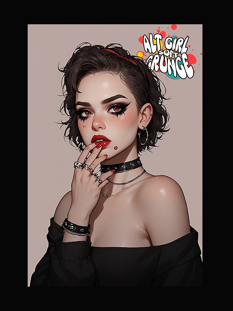 Alt Girl Soft Grunge by Mark Mentzer