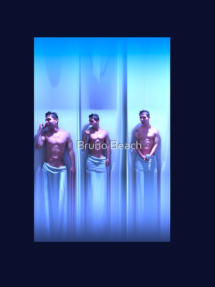 Athletic guy in the shower by Bruno Beach