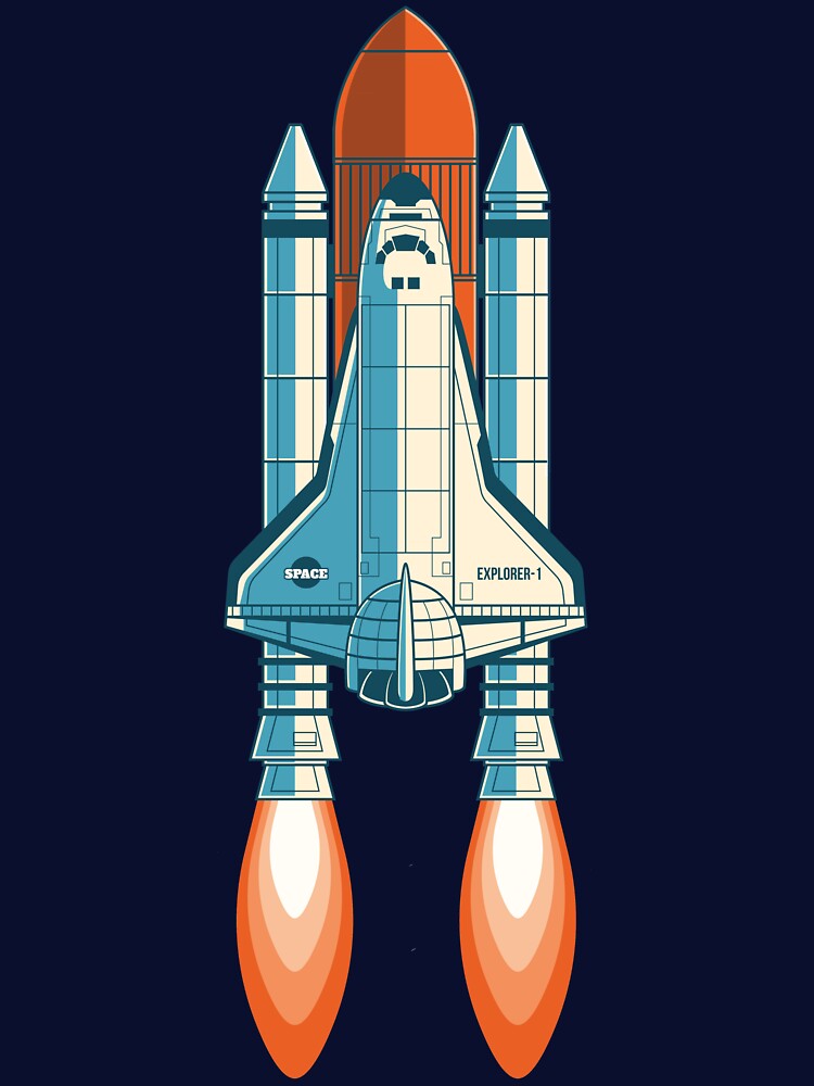 NASA Space Shuttle by vladocar