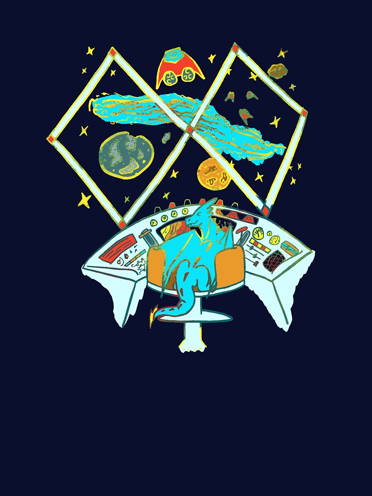 Spaceship Captain Dragon by PrideofDragons