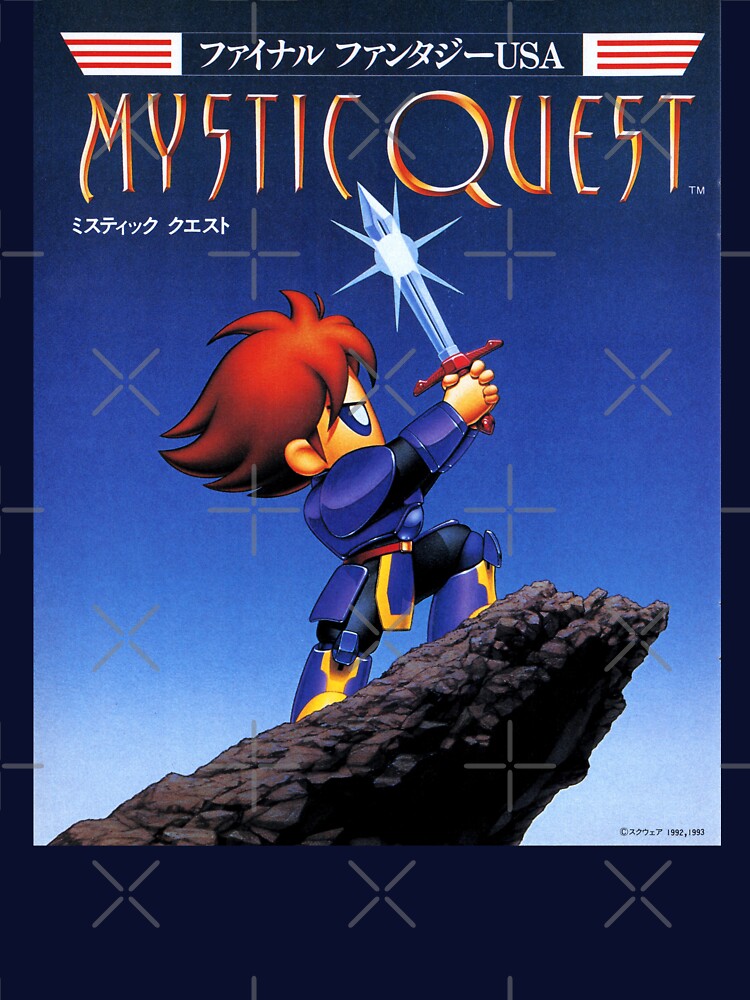 Final Fantasy USA Mystic Quest Famicom Cover Art by luscastore