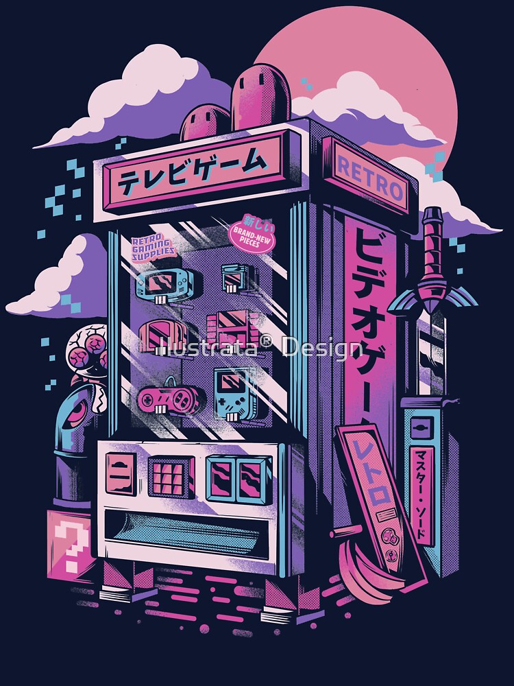 Retro gaming machine by Ilustrata®