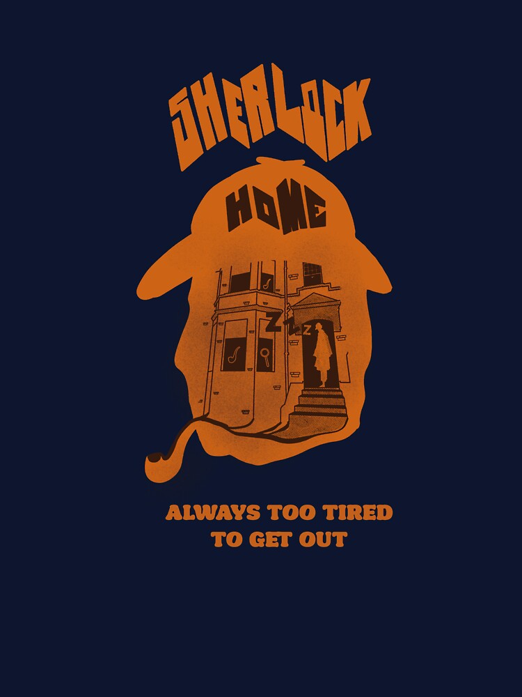 Sherlock Holmes Tired Black by beboplab