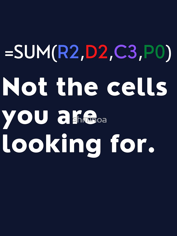 Not the Cells You Are Looking For by shminoa