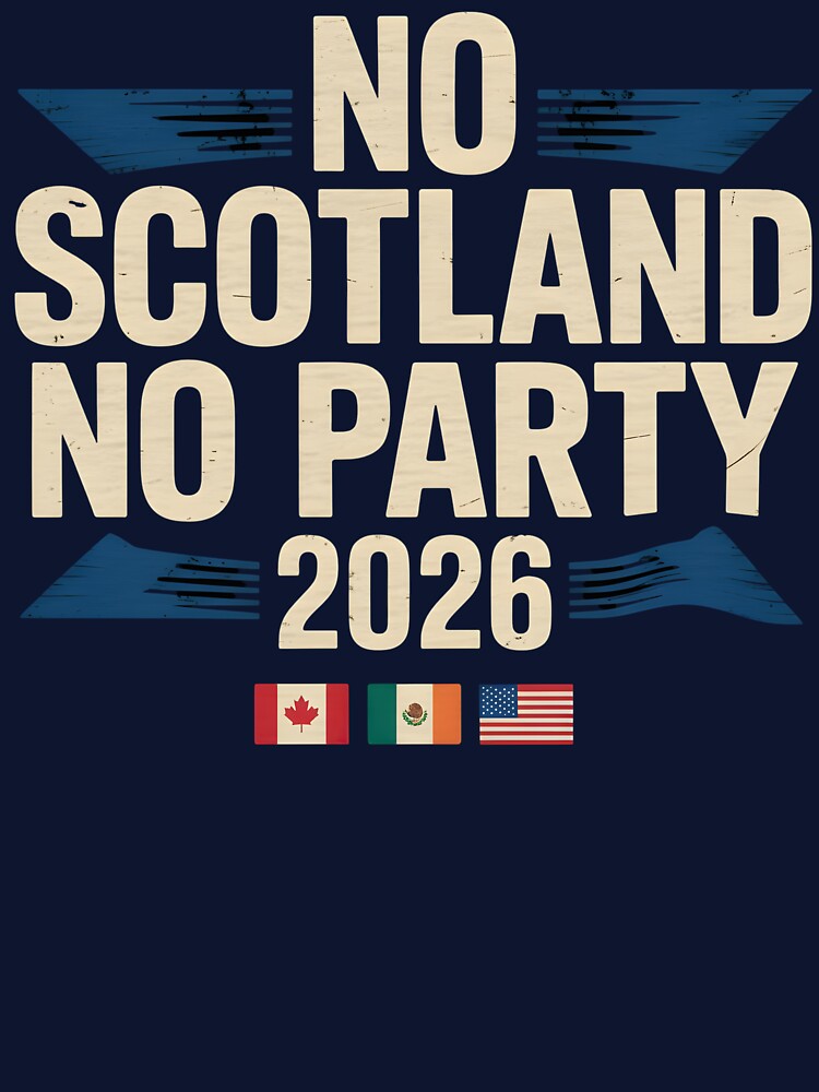 No Scotland No Party 26 Shirt | Scotland Football Fans Tartan Army Tee by BelindaVDavis