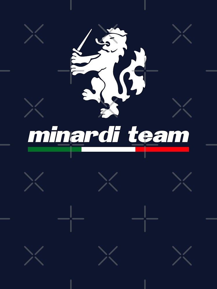 Minardi F-1 Team Vintage Art by San Studios Co.