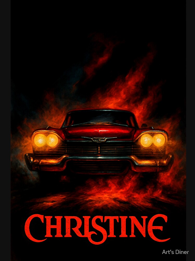 Christine: Hell on Wheels – Reimagined Horror Poster by Art's Diner