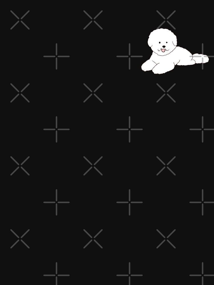Cute bichon frise illustration by Yarafantasyart