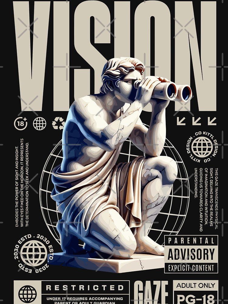 The Observer of Olympus Vision Streetwear by NF Designs Studio DTF