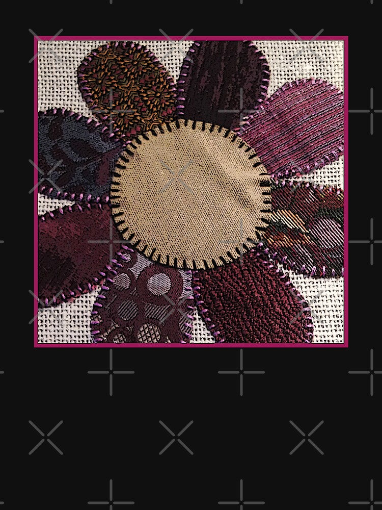 Excerpt from 3 Flowers #1-Purple by ErinBrieArt