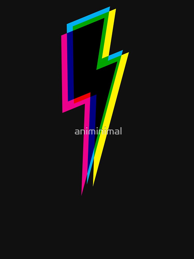 CMYK lightning (black) by animinimal