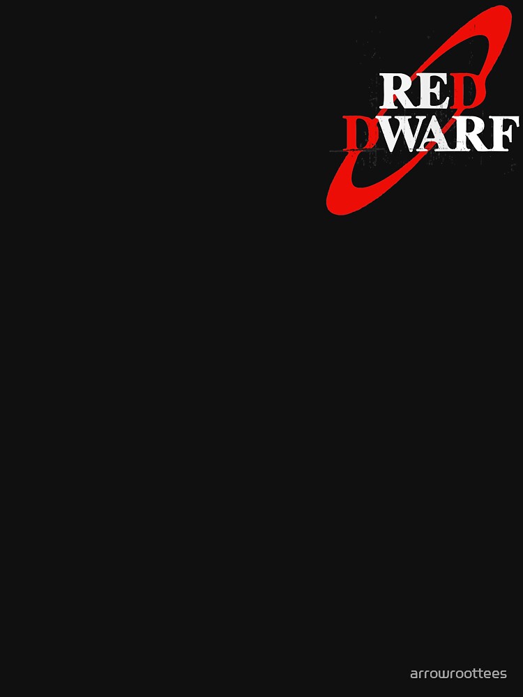 Red Dwarf Distressed Logo Pocket Position by arrowroottees