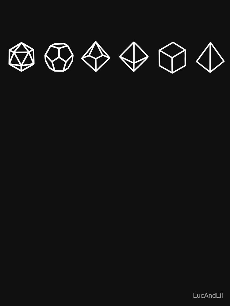 Dungeons and Dragons Dice by LucAndLil