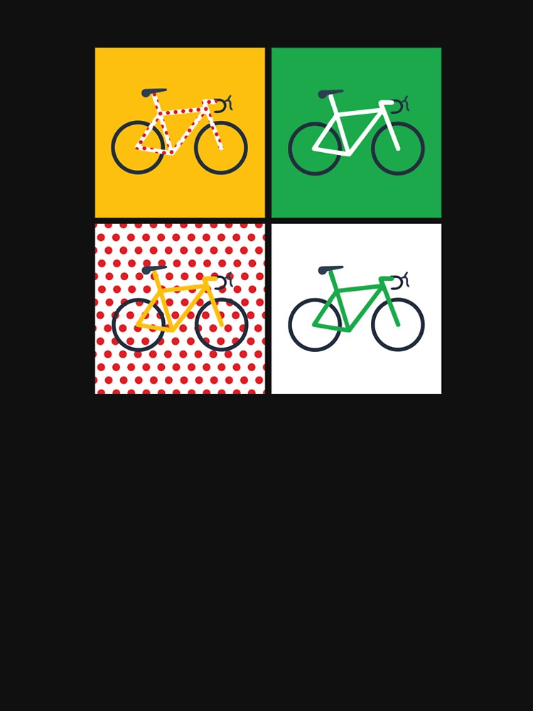 Bike Tour Cycling Modern Graphic by Just Jollity