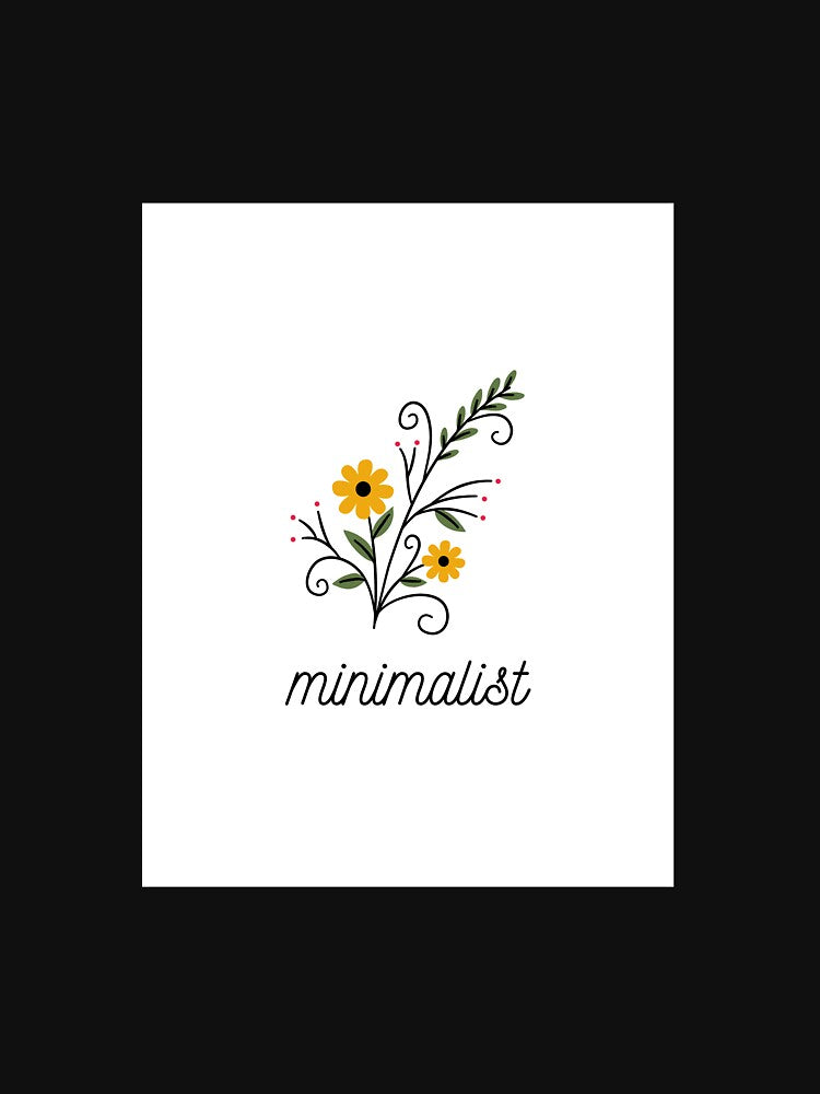 Minimalist Flower by Camila Rovari