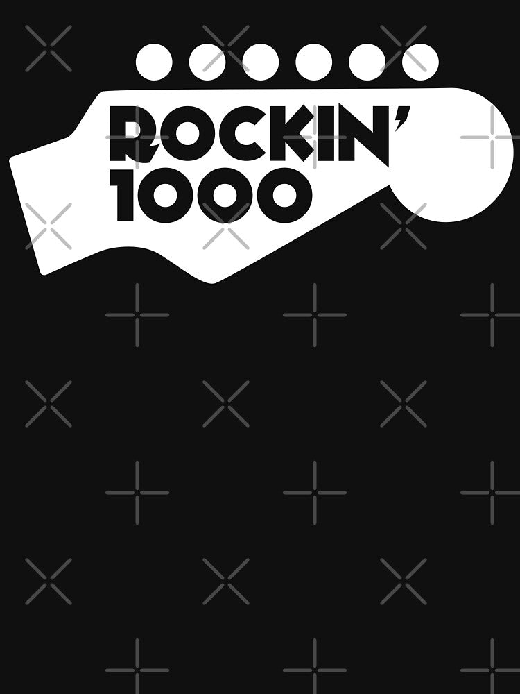 Rockin'1000 White Logo Original by rockin1000