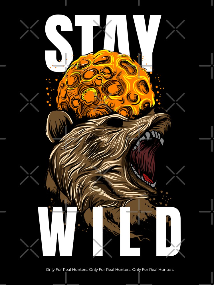 Stay wild t-shirt design by AYMAN ELKHARASHY