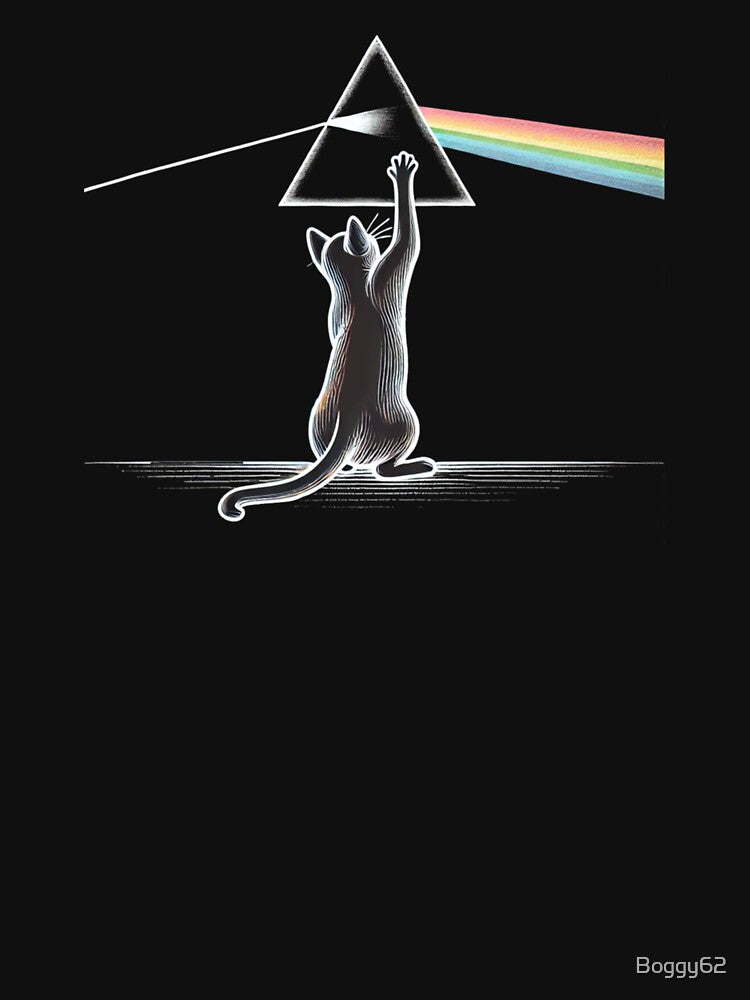 Cat and Prism Rainbow by Boggy62