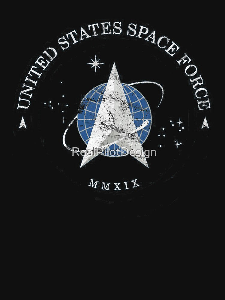US Space Force USAF Vintage Insignia by RealPilotDesign