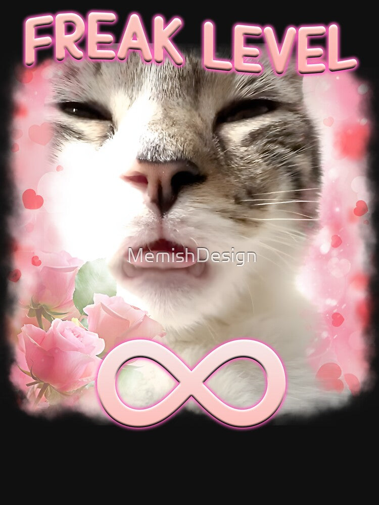 Freaky Ahh Funny Cat Meme Gifts for Freak by MemishDesign