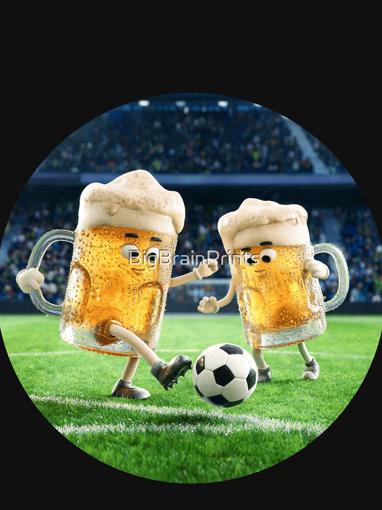 Beers football by BigBrainPrints