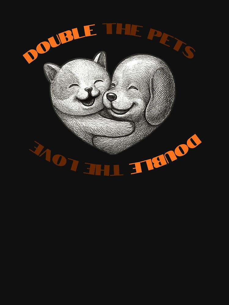 Double The Pets Double The Love by BettaPress
