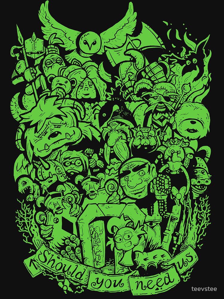 Old Friends - Green by teevstee