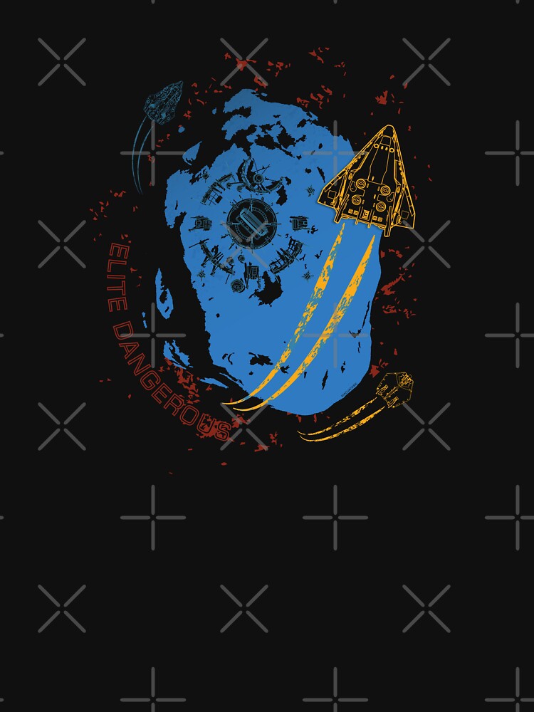 ELITE DANGEROUS:ASTEROID BASE by Madjack Tees Kiwi SuperStore