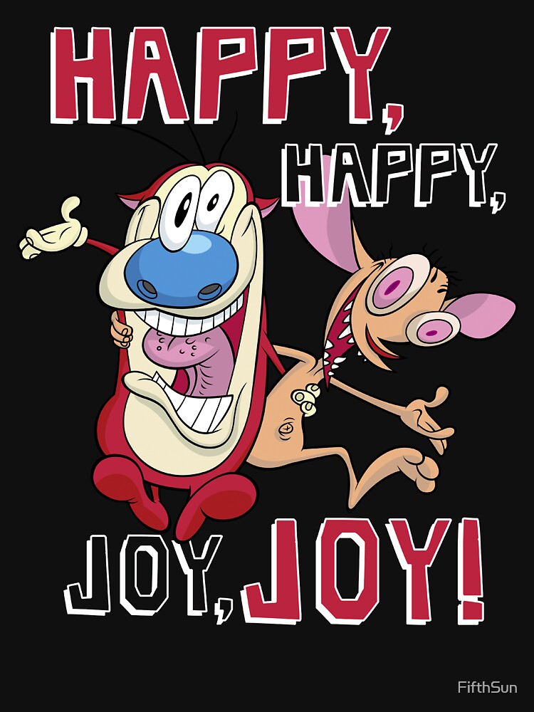 Ren and Stimpy Vintage BFF's Happy, Happy, Joy, Joy! by FifthSun