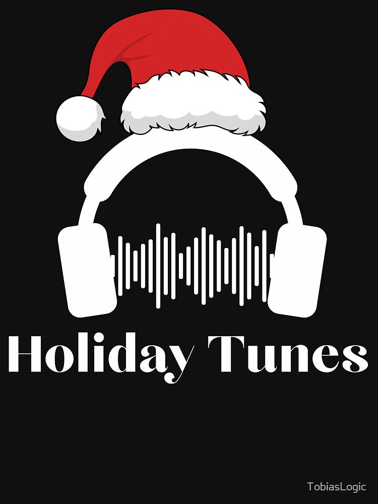 Holiday Tunes - Christmas DJ Santa Headphones by TobiasLogic