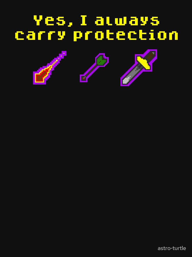 Always carry protection by astro-turtle