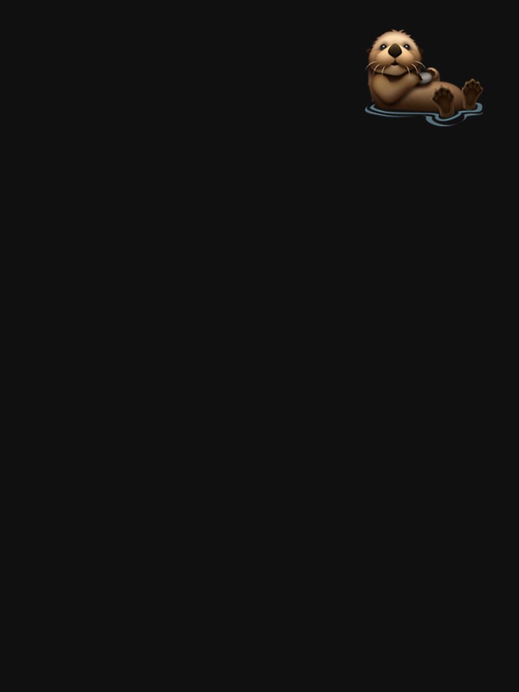 Otter Emoji by i put thoughts on black tees