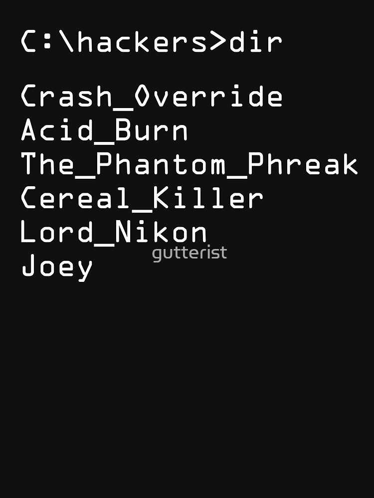 Hackers Movie - C: Cast of Characters by gutterist