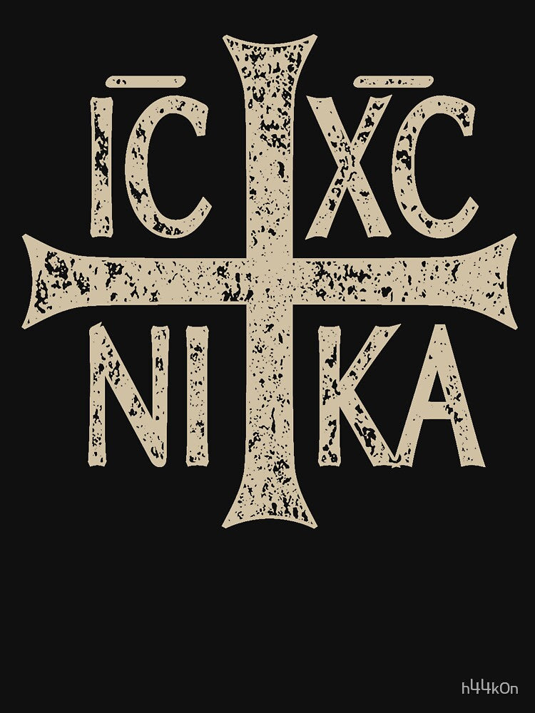 IC XC NI KA Christogram Cross Orthodox Christian Graphic by h44k0n
