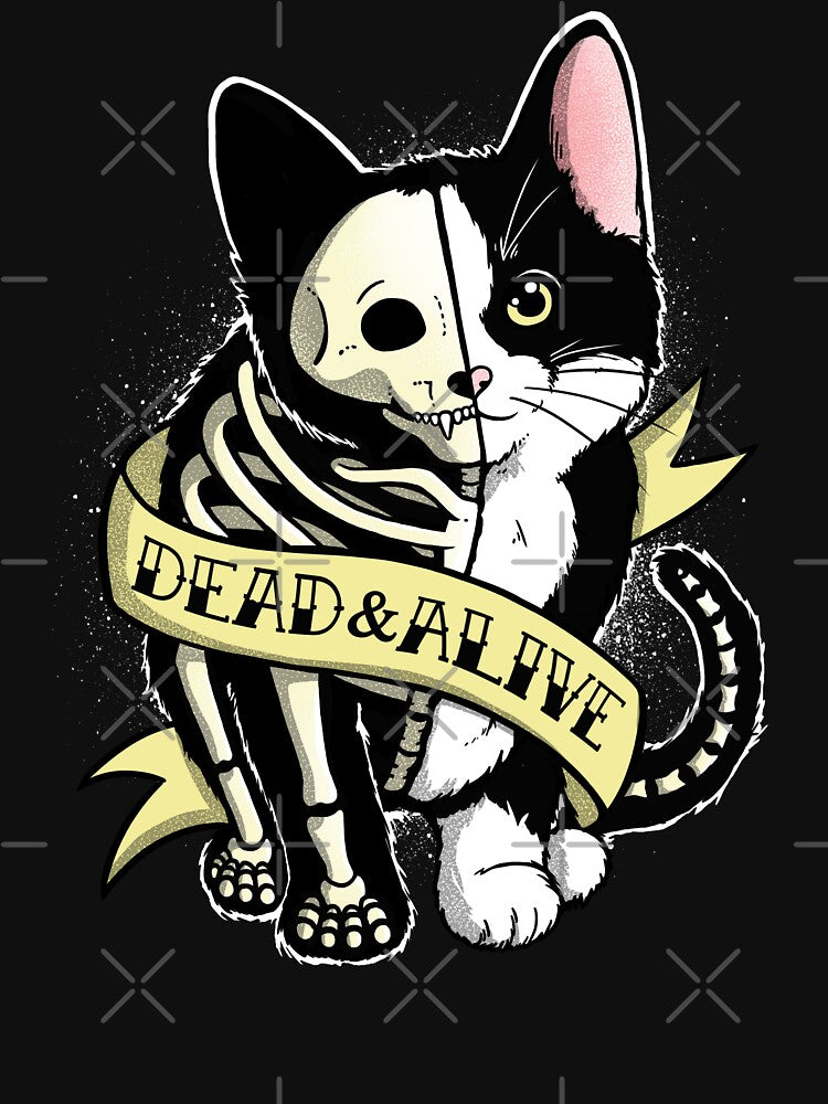 Schrodinger cat tattoo by NemiMakeit