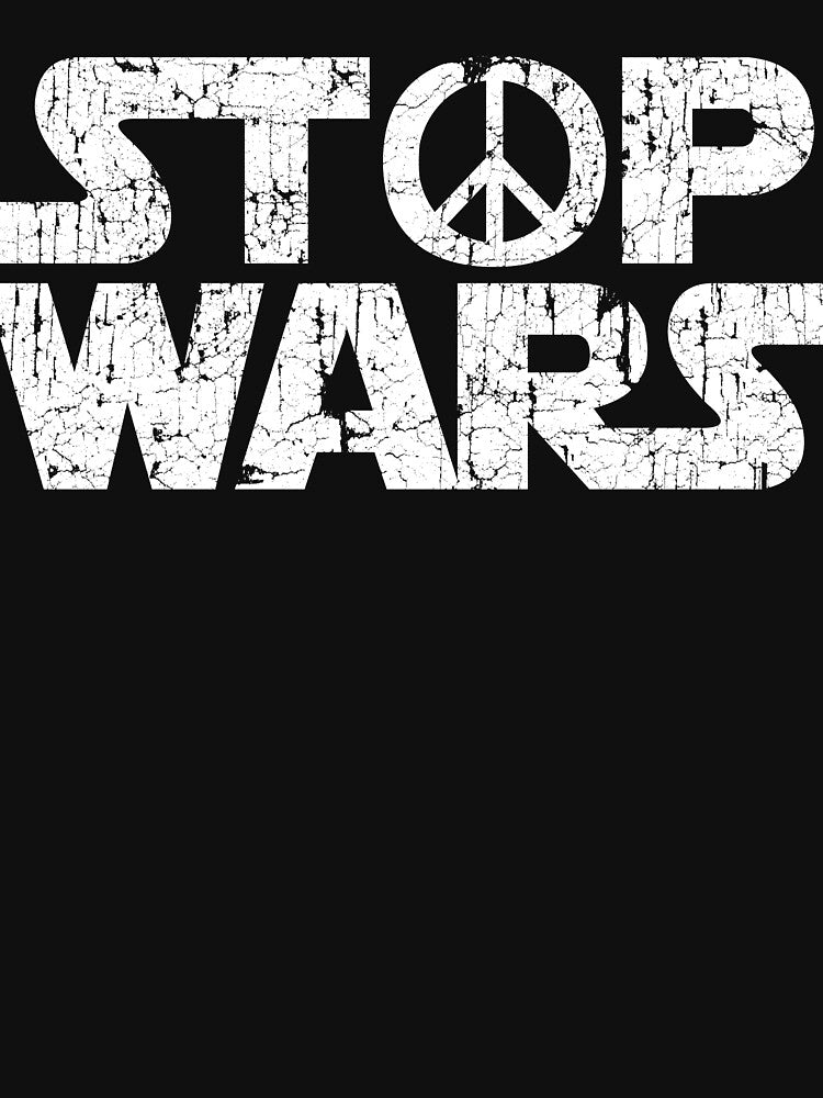 Stop Wars No War Peace Sign Design by roarr