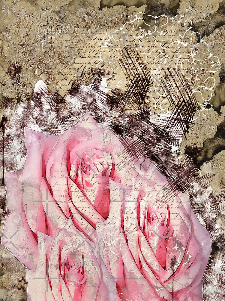 Pink roses Abstract color by artdragongift 15
