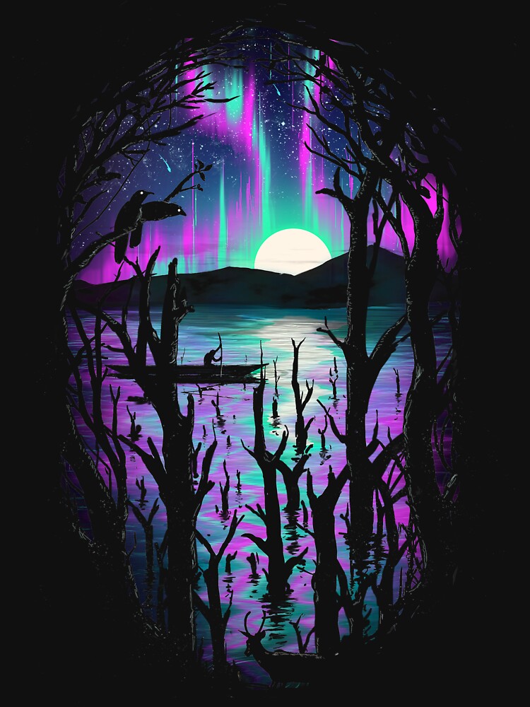 Night With Aurora by nicebleed