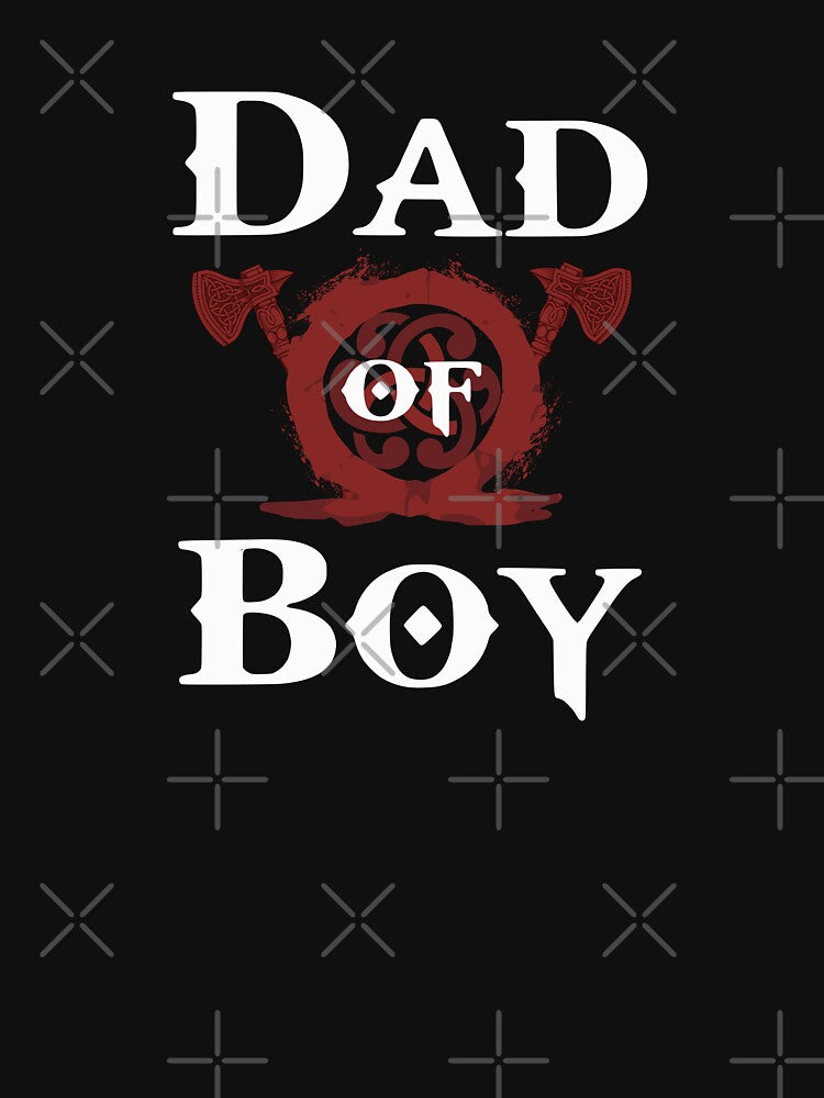 Father of Boy Dad of Boy gaming viking of war by LayersDesign