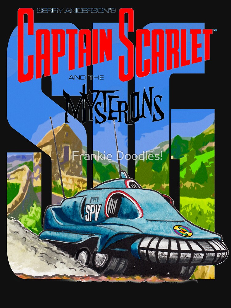 My 9th piece of Captain Scarlet fan art. by Frankie Doodles!