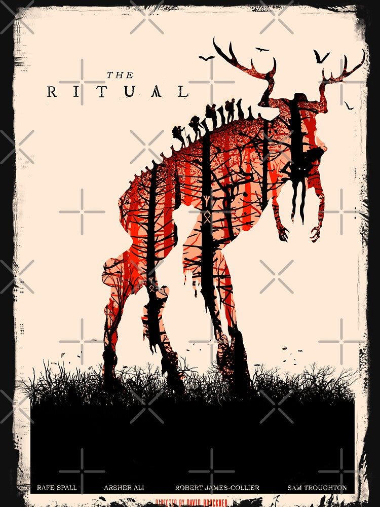 The ritual movie minimalist poster by Afire Designs