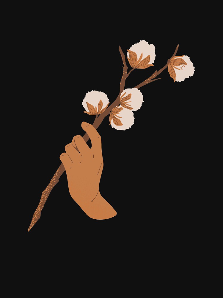 Aesthetic holding cotton in hand by DaphneyBlossom