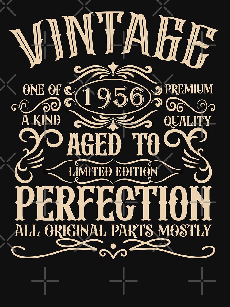 Born in 1956 vintage 70th birthday by Alexaltay