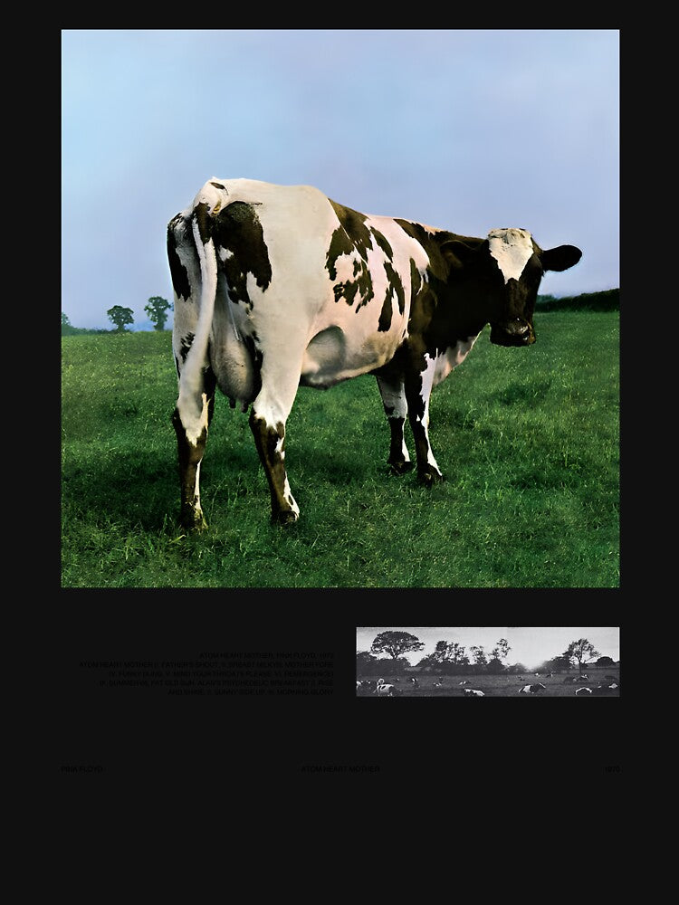 Vintage Cow Classic Rock Album Aesthetic by moyjoystudio