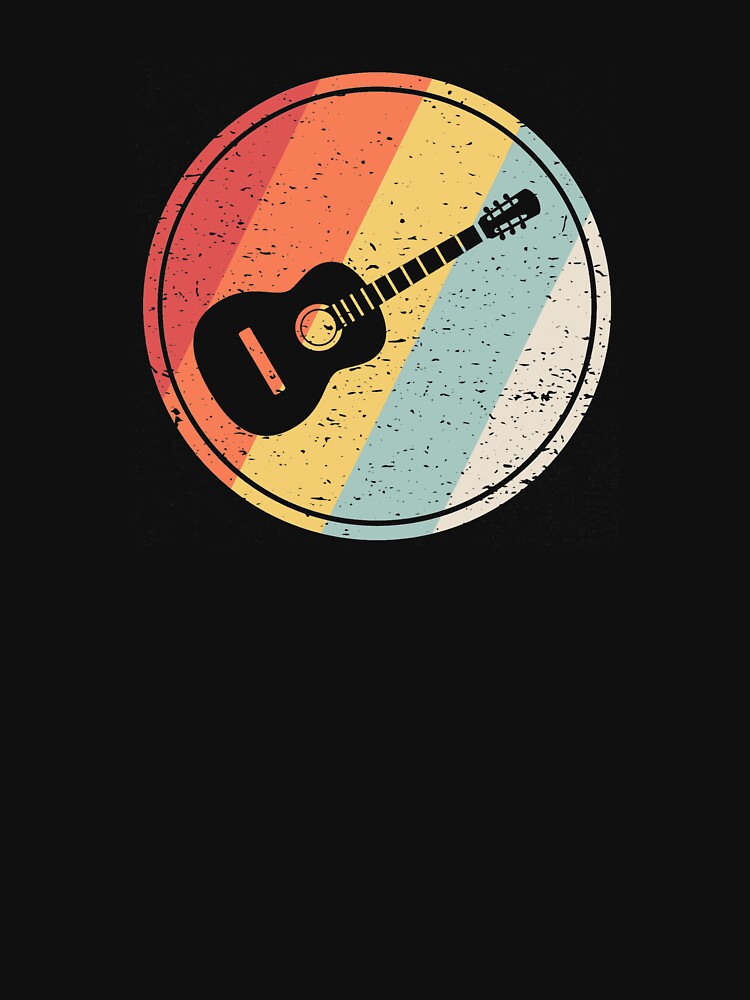 Vintage Retro Acoustic Guitar by Vanover Designs