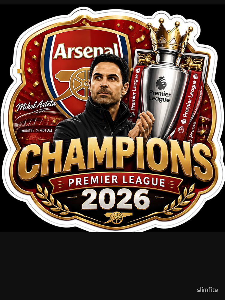 Arsenal Premier League Winners Sticker by slimfite